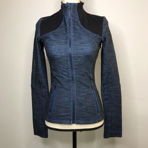 Lululemon Forme Jacket Inkwell / Slub Denim Size 4